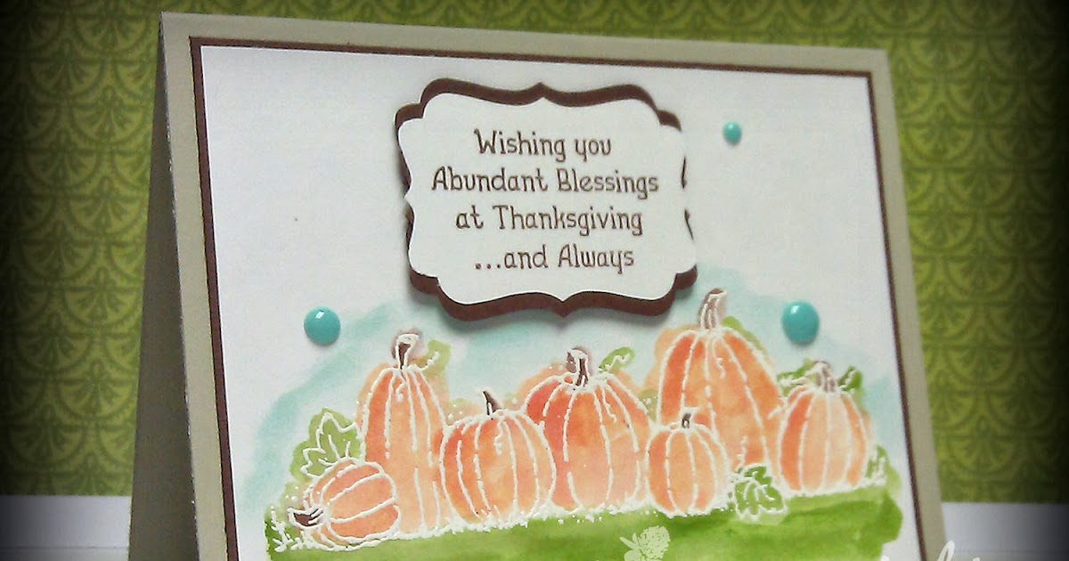 Great Impressions Water Color Emboss Resist Technique