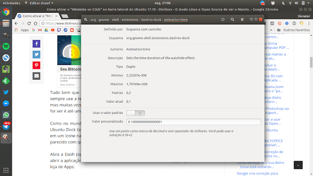 Velocidade das nimações Velocidade das nimações