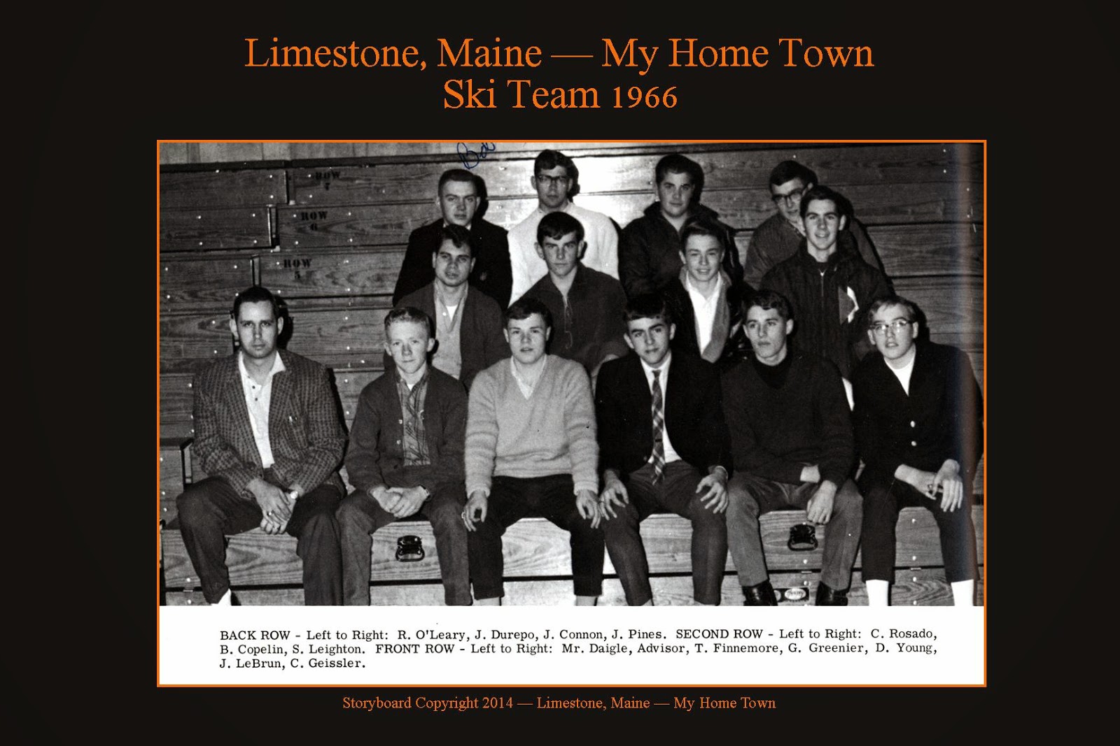 Limestone, Maine My Home Town Limestone High School Class of