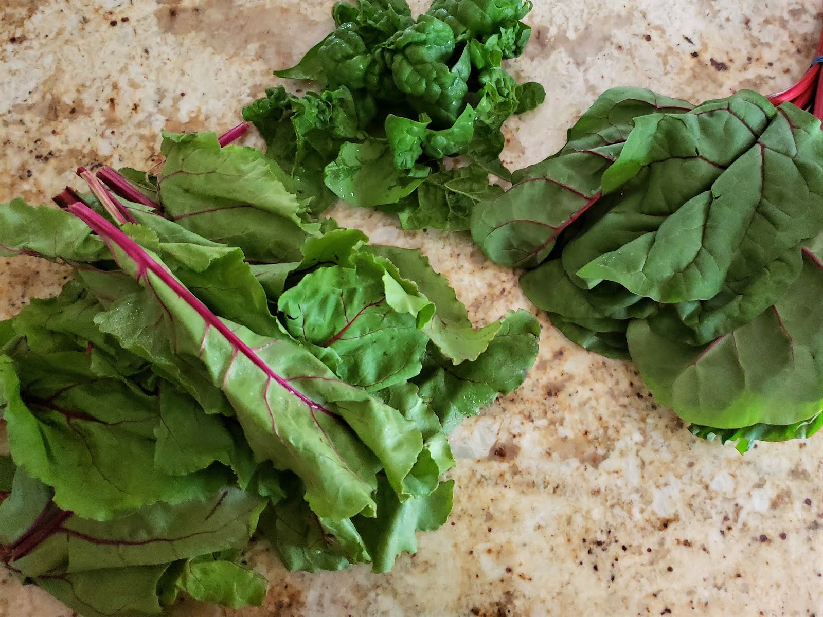 For Love of the Table Savory Beet Greens & Mushroom Quiche...two ways...