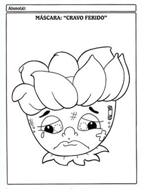 professorinha máscaras o cravo e a rosa