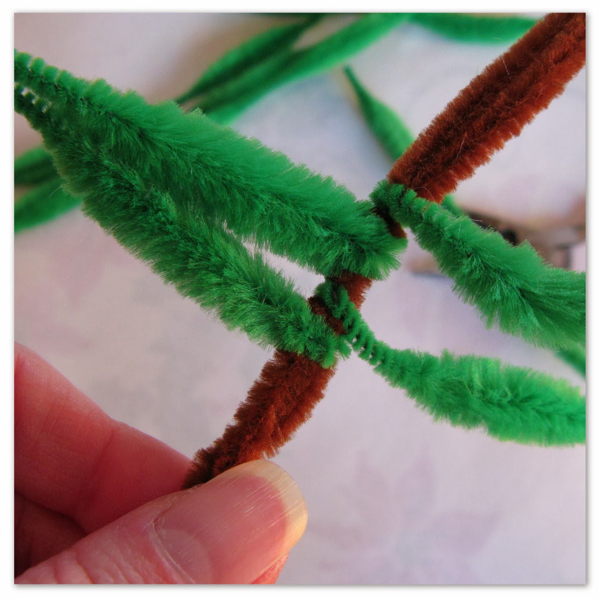 happy as a lark chenille stem christmas tree diy happy as a lark chenille stem christmas tree diy