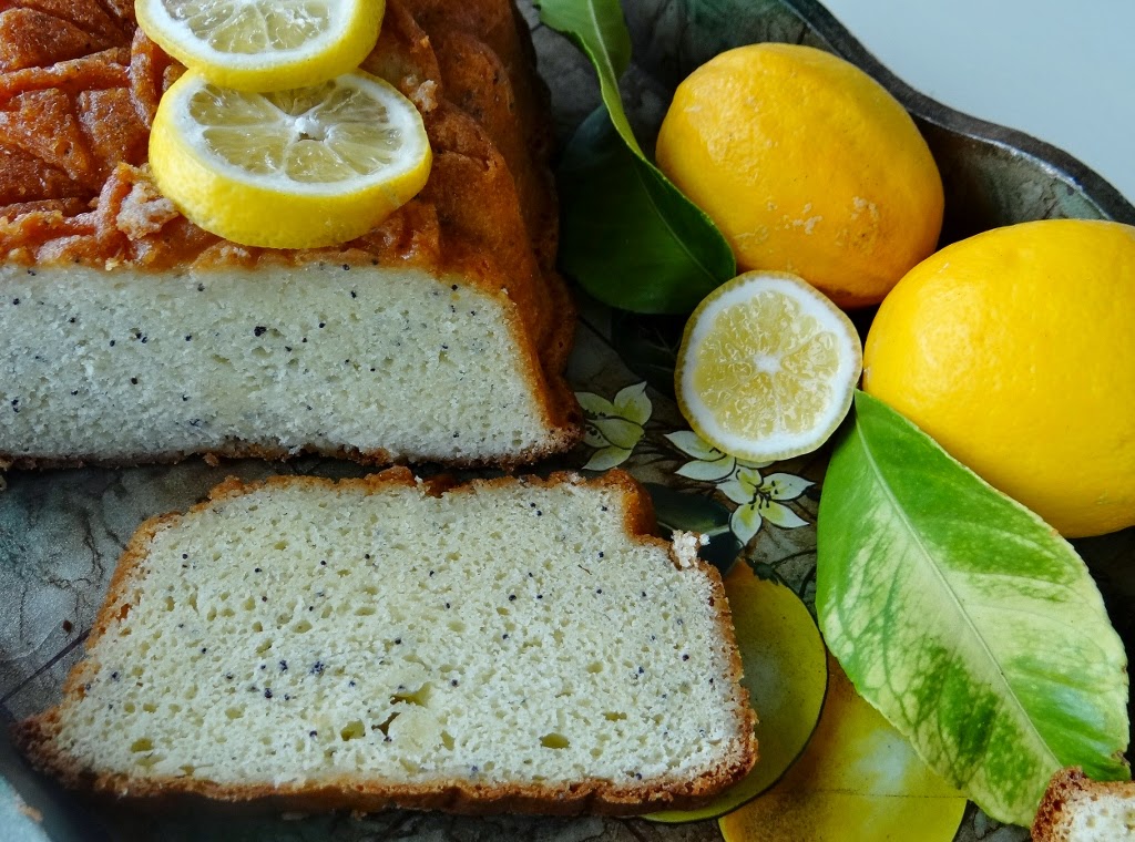 ...a quiet life... lemon poppy seed pound cake