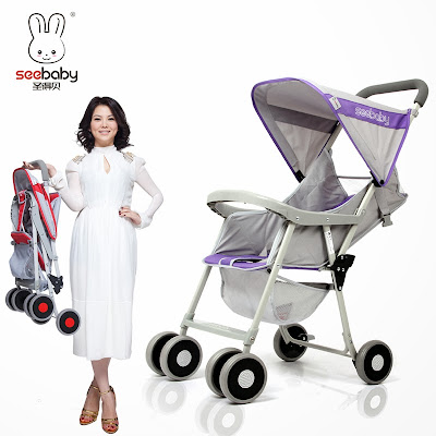 Xe đẩy Seebaby QQ2 dễ dàng gấp gọn