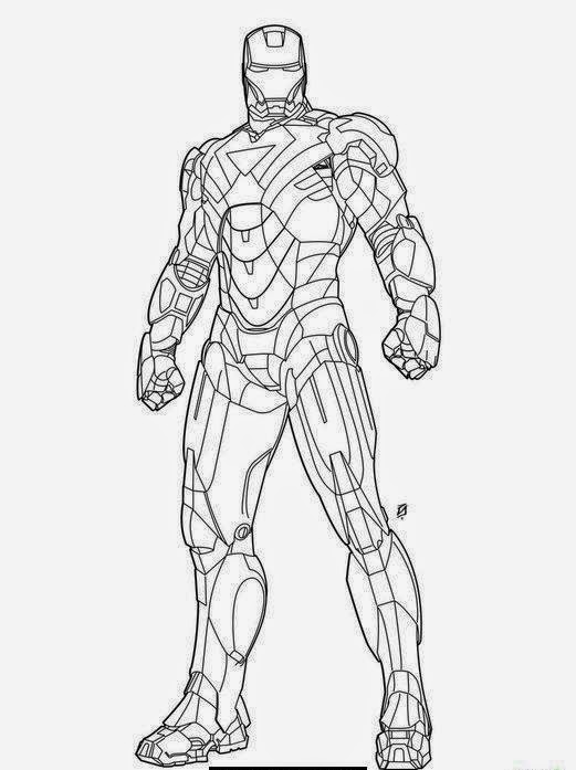 Ausmalbilder Iron Man Zum Ausmalen