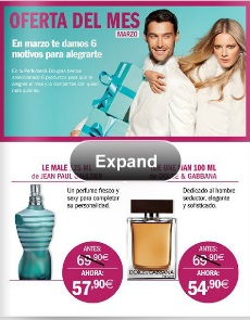 Ofertas perfumerias douglas marzo 2013