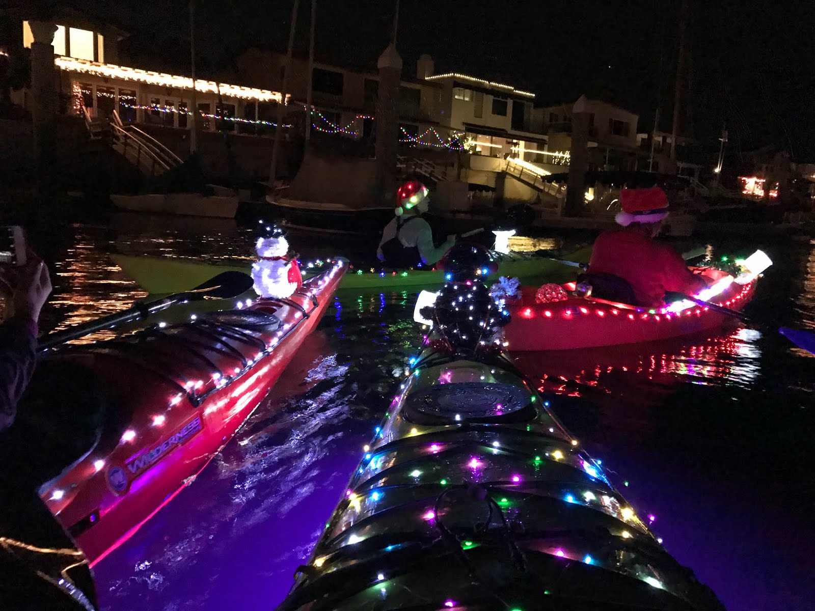 2016 Newport Harbor Christmas Light Parade Paddle First Church of The