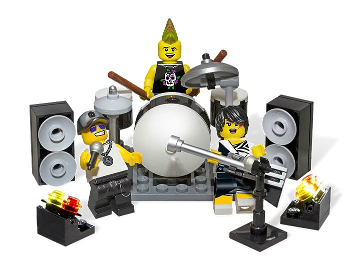 Brickstoy LEGO Rock Band Minifigure Accessory Set 850486 now available