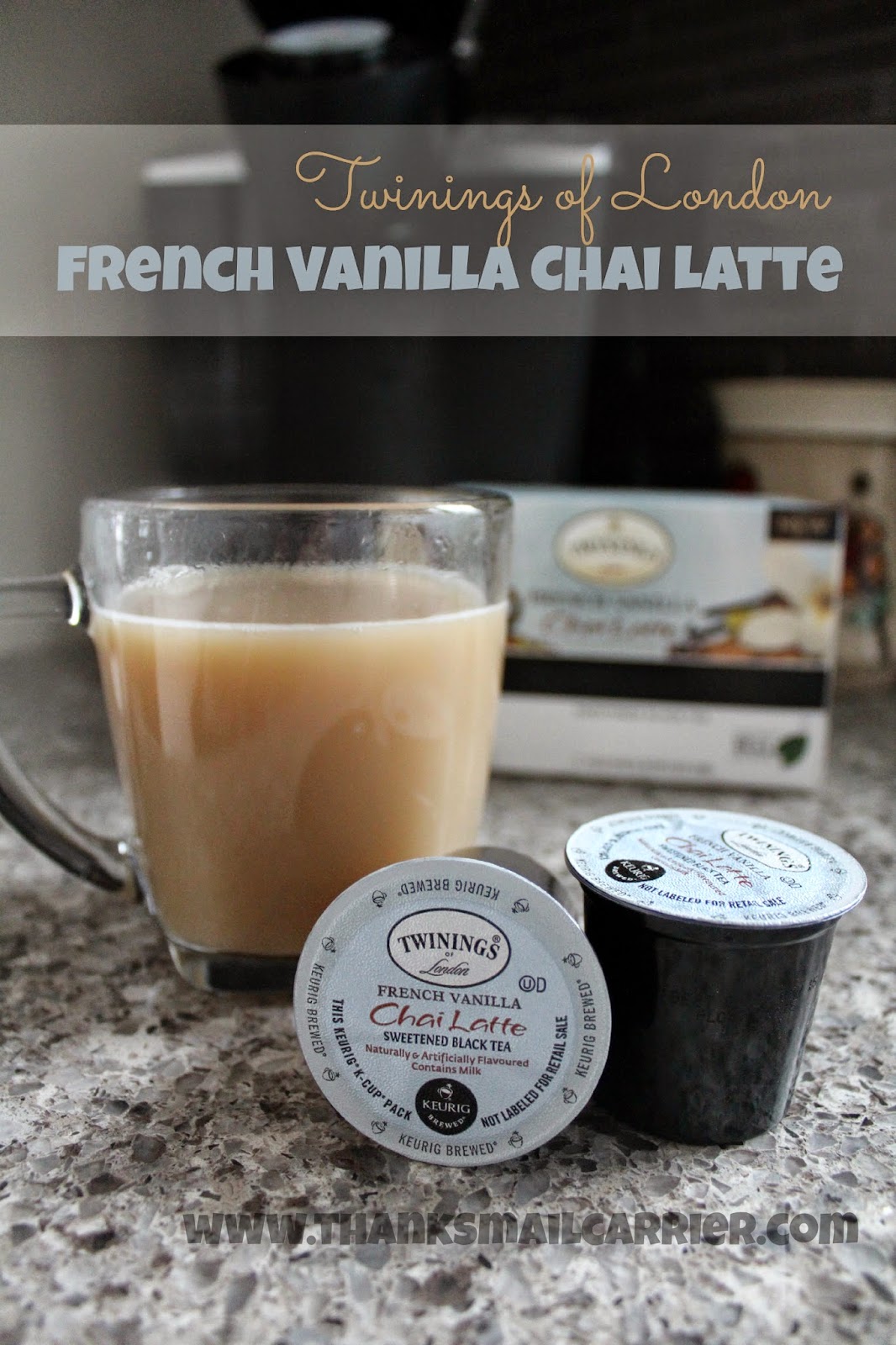 Thanks, Mail Carrier Spiced Indulgence in Twinings of London Chai Latte and Vanilla Chai Latte