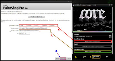 corel draw x6 serial number activation code