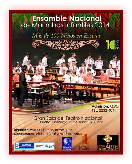 Dirección General de las Artes Ensamble Nacional de Marimbas
