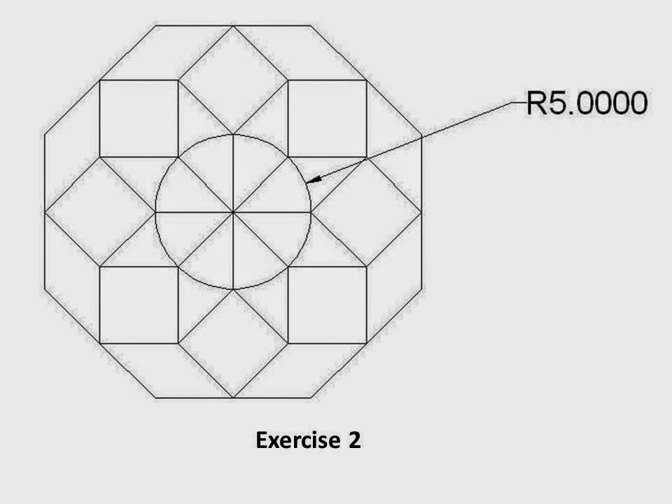 autocad hexagon autocad hexagon