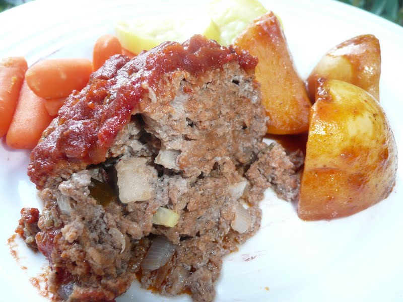 Everyday Dutch Oven Saucy Meatloaf