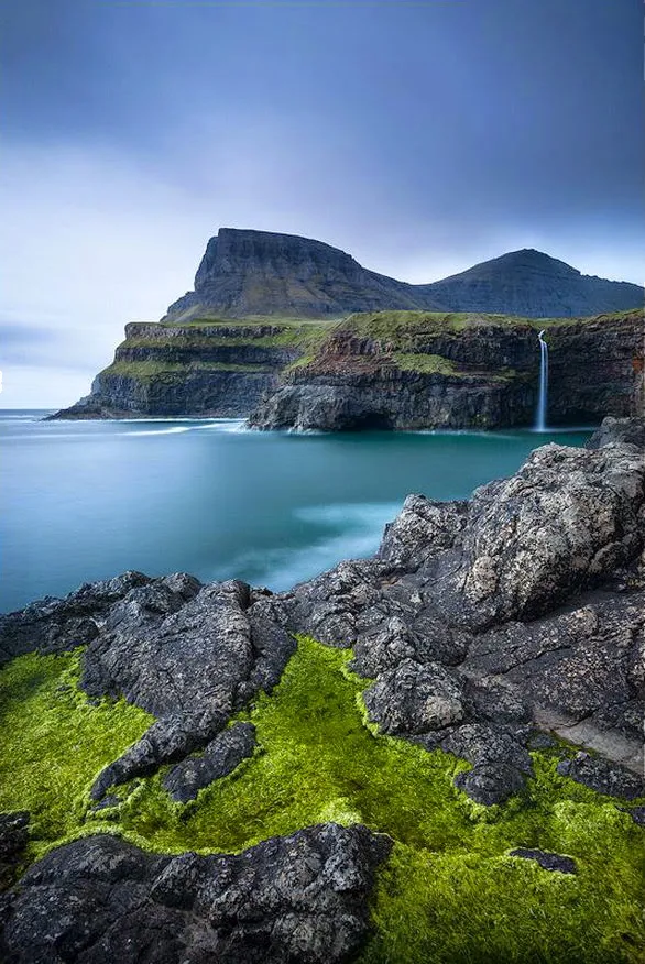 Gasadalur village, Faroe Islands.