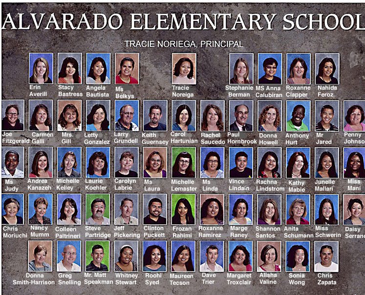 In Their Footsteps............................ Alvarado Elementary