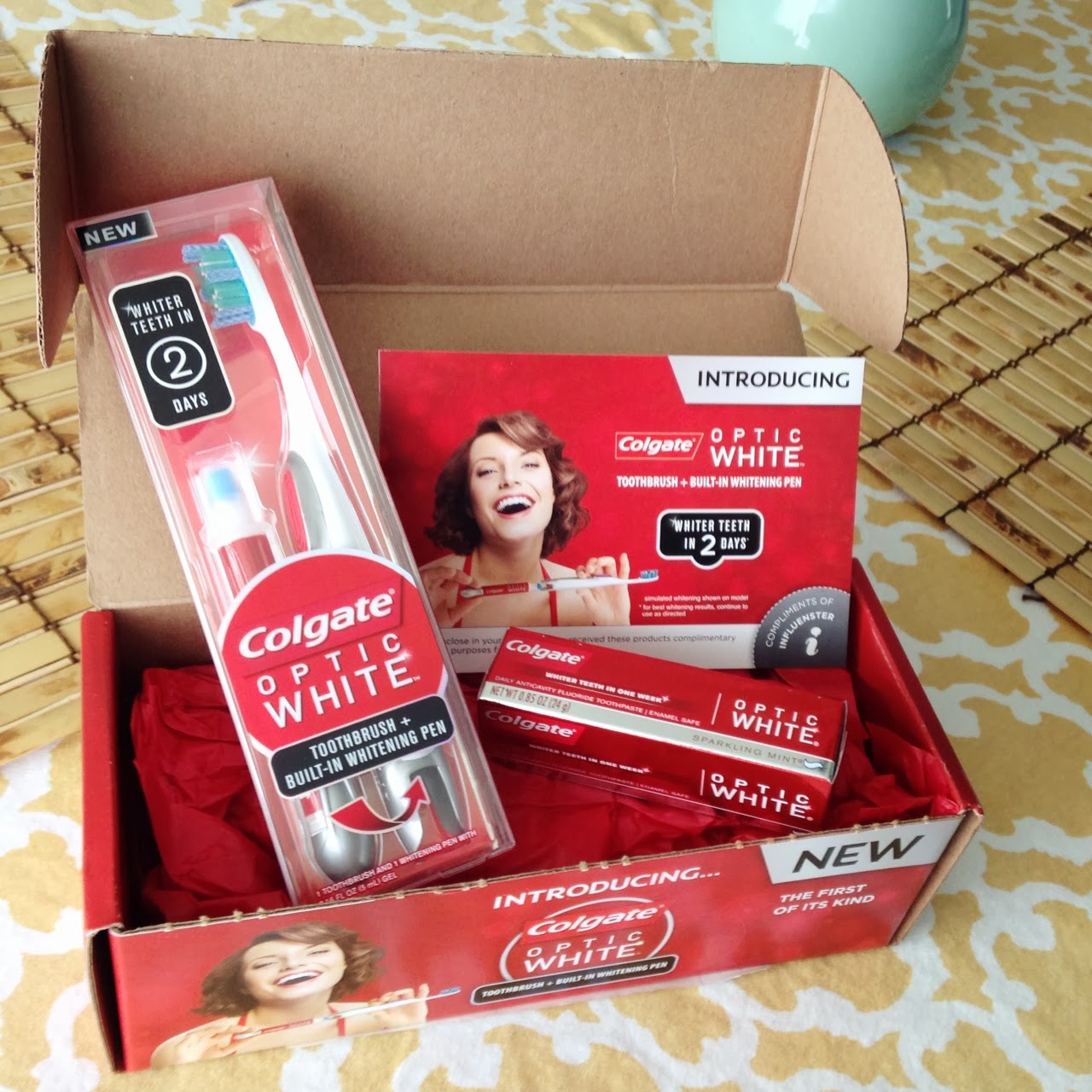 breezy days influenster optic white vox box how influenster works