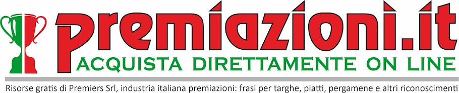 Premiers Srl industria italiana premiazioni