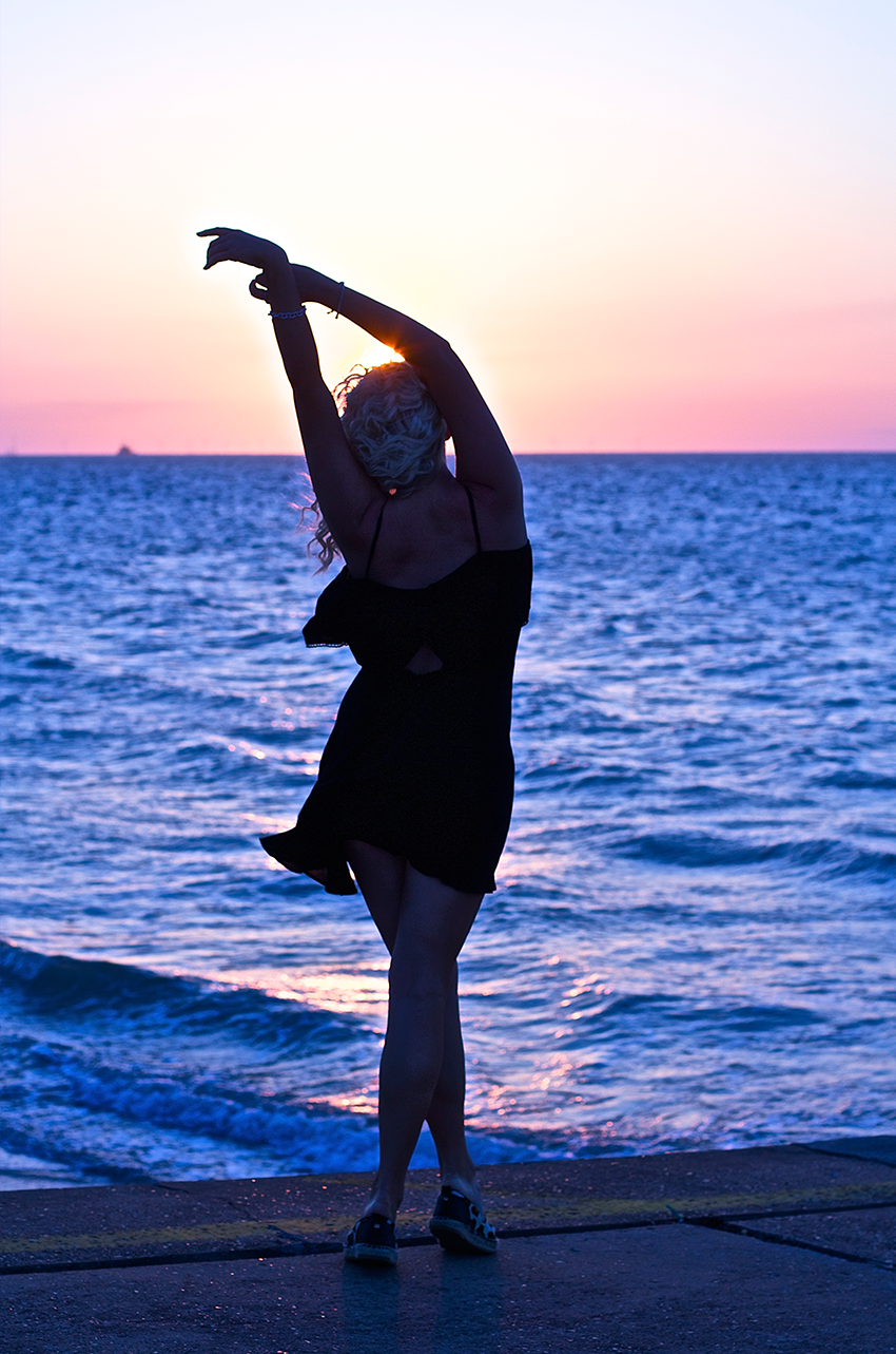 BLACK GYPSY DRESS - Petite Side of Style