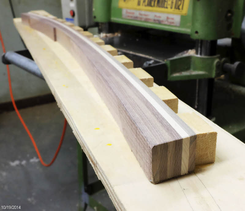 SCAMP 243 Laminating a tiller