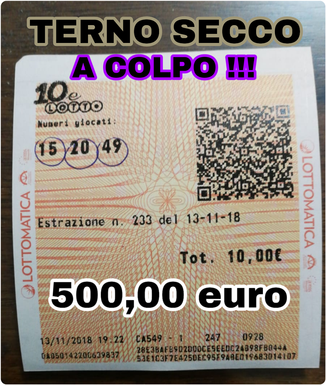 500,00 euro