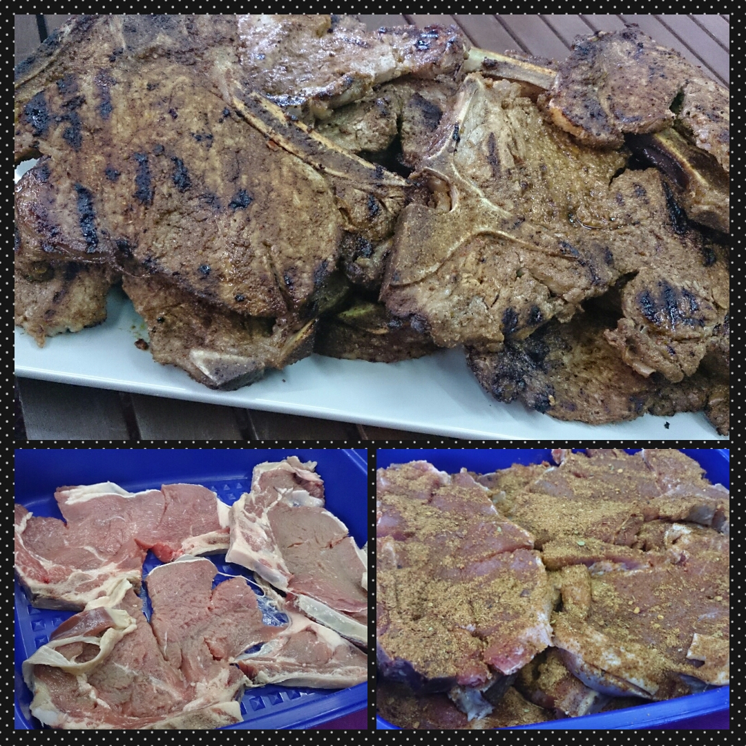 Cook with CarolC South African TBone Steak on a Braai