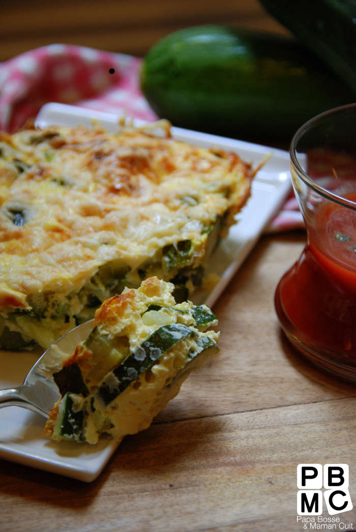 lena's cakes Flan aux courgettes et au thon