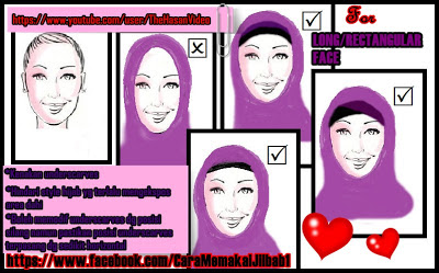 Tips Berjilbab Sesuai Bentuk Wajah Segitiga