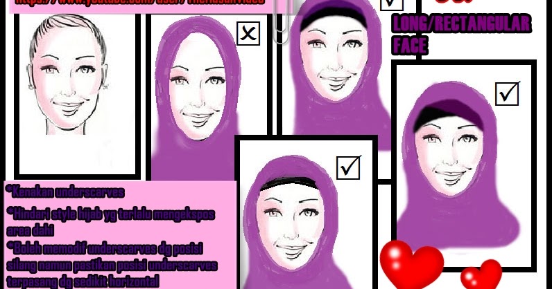 All About Hijab: Bentuk Wajah Lonjong