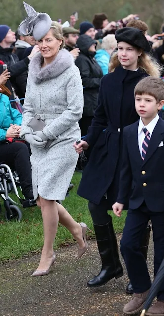 British Royal Family attend Christmas church service