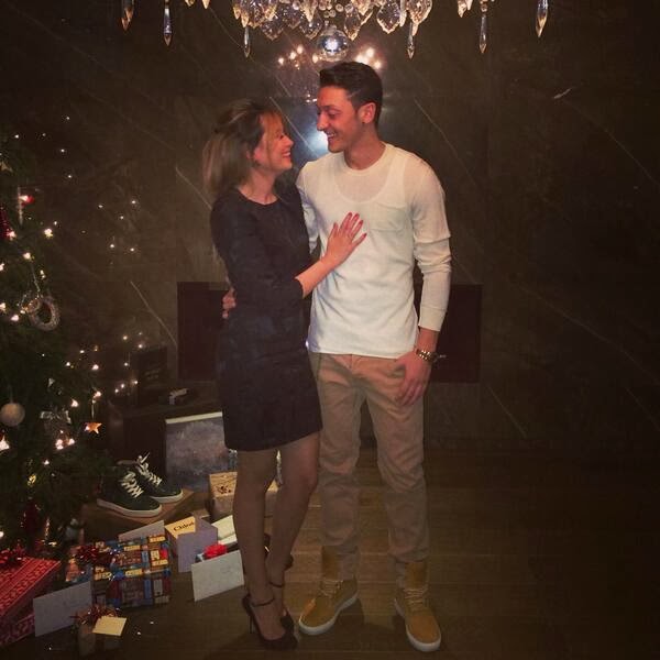 PICTURE: Mesut Ozil with his lovely girlfriend ...