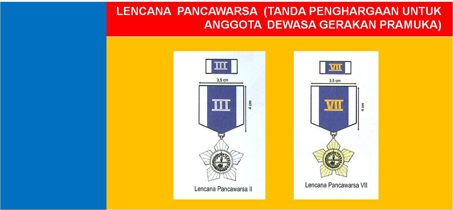 Ensiklopedia Pramuka Lencana Pancawarsa Tanda Penghargaan Untuk Anggota Dewasa