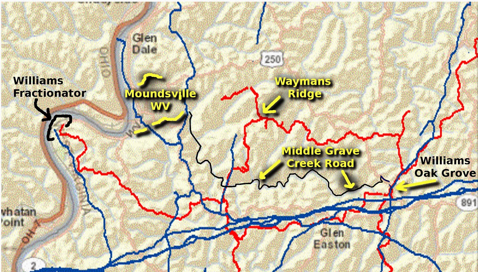 BillHustonBlog Moundsville WV explosion Liquids or Gas line?