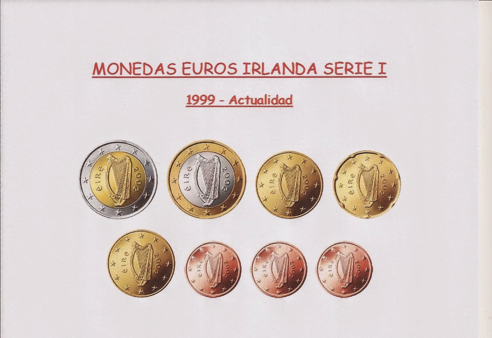 MONEDAS DE IRLANDA