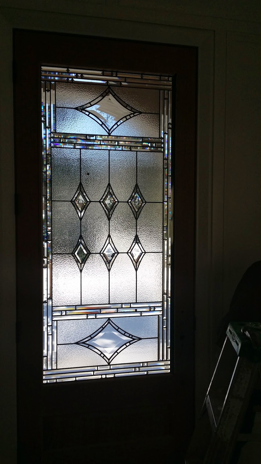 Glassworks Studio Beautiful Custom Leaded Doorlite created for Amazing