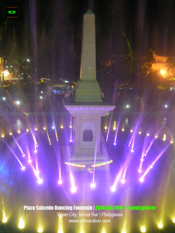 Vigan Dancing Fountain at Plaza Salcedo