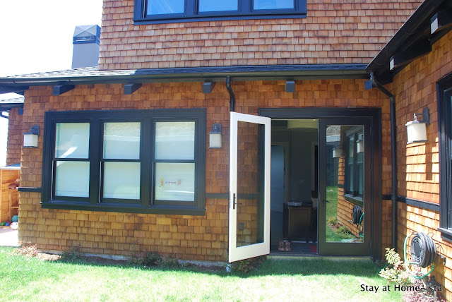 cedar shingles with black trim