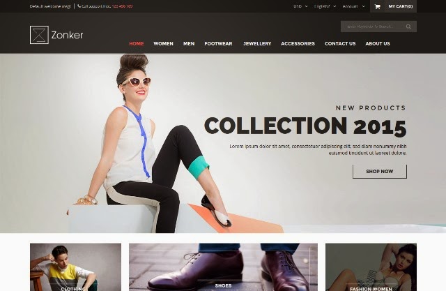 Zonker - Responsive Magento Theme