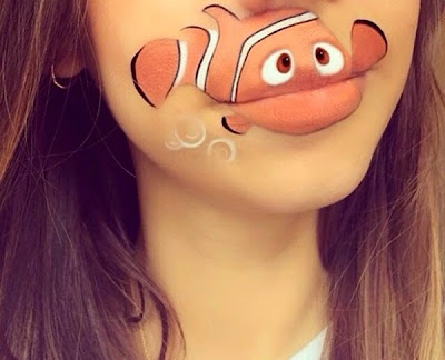 Body Painting Model Baru Pada Bibir Yang Unik Body Painting Model Baru Pada Bibir Yang Unik