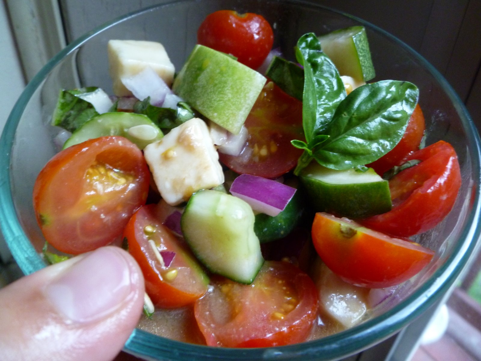 born imaginative. Basil. Lots of it.