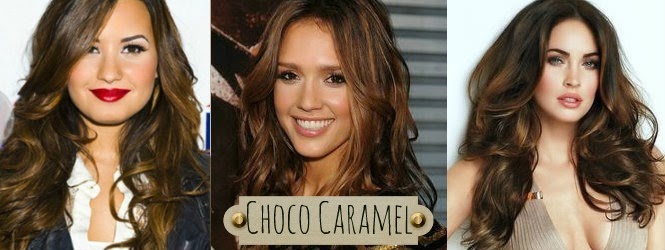 Choco Caramel for brunette hair brown hair color