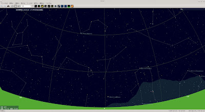 UnixライクなOS PC-BSDにインストールされているアプリの紹介。プラネタリウム アプリを使ってみた。