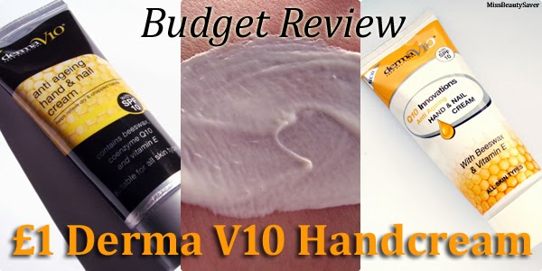 Derma V10 Anti Ageing Hand & Nail Cream Budget Review Derma V10 Anti Ageing Hand & Nail Cream Budget Review