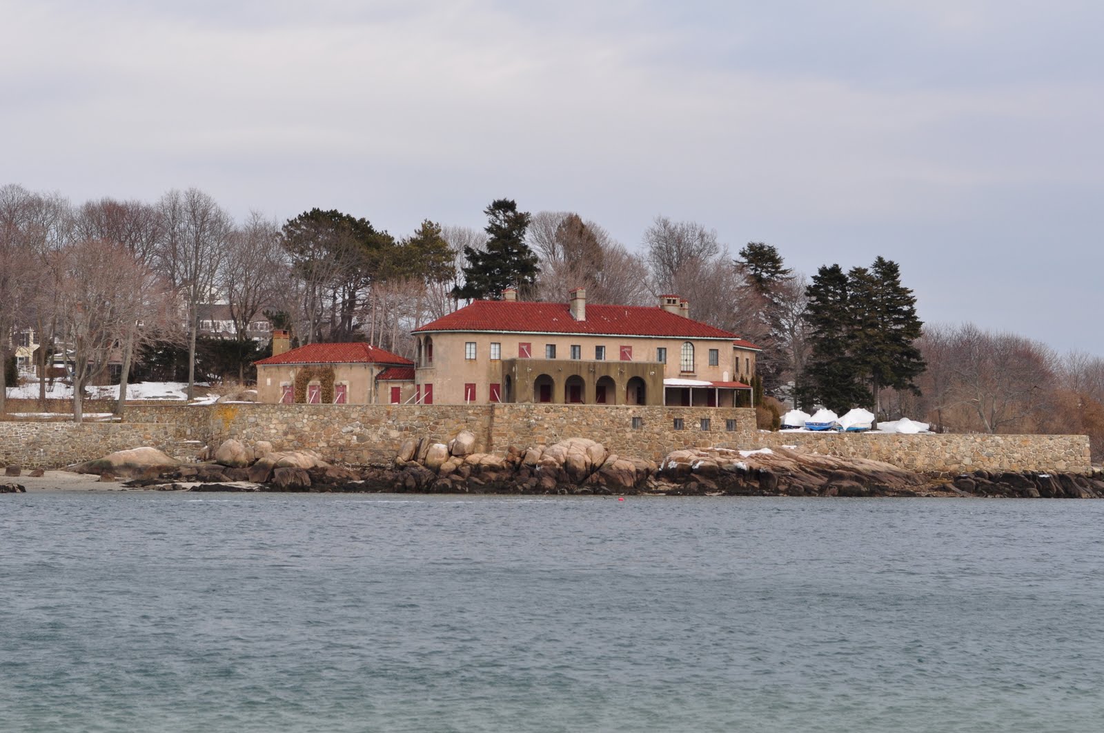 The Reversed View of Massachusetts Wingaersheek Beach Mansion, Gloucester