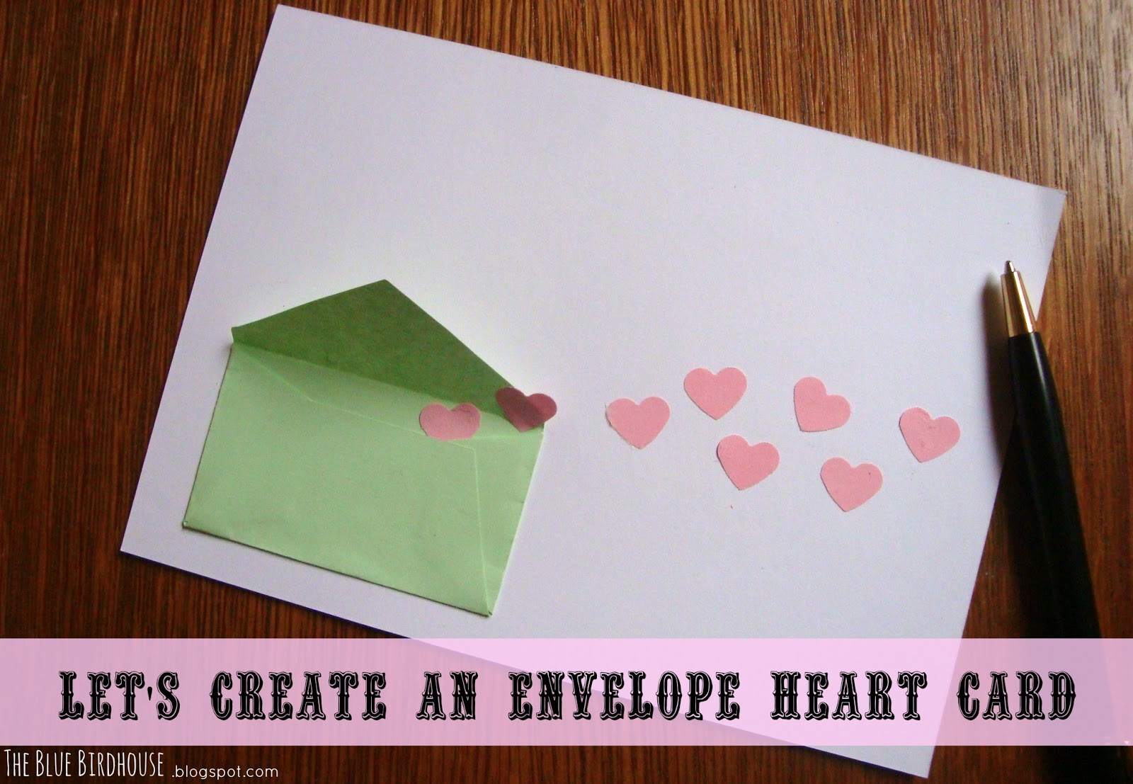 The Blue Birdhouse Let's Create a Card Together