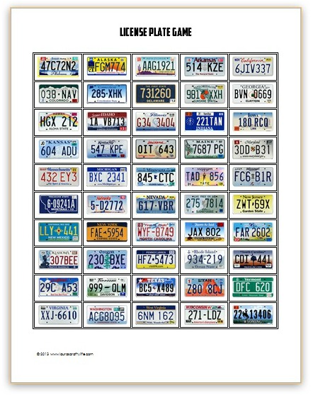 It is a graphic of Soft License Plate Bingo Printable It's just a graphic of Soft License Plate Bingo Printable