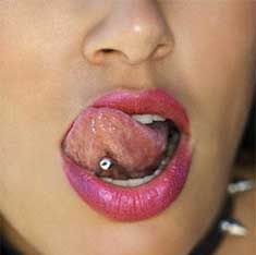 Tongue Ring Piercing