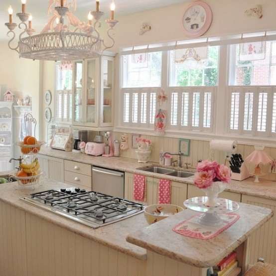 Hermoso Diseño de Cocina Pastel | Ideas para decorar, diseñar y mejorar