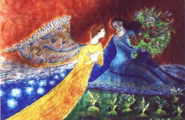 Marc Chagall - Annonciation