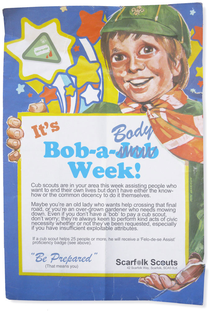 Scarfolk Council Cub Scout "BobaBody" Week (1977)
