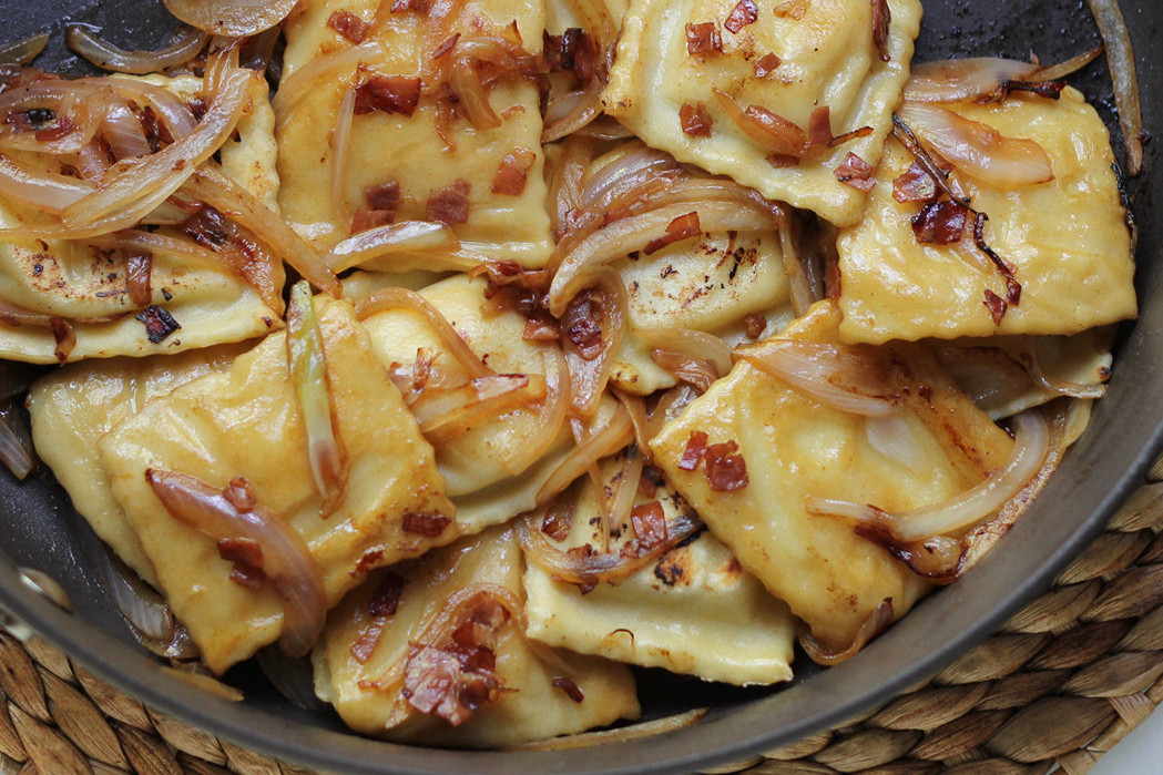 Cookistry Southwestern Pierogi Ravioli with potato, corn, and chiles